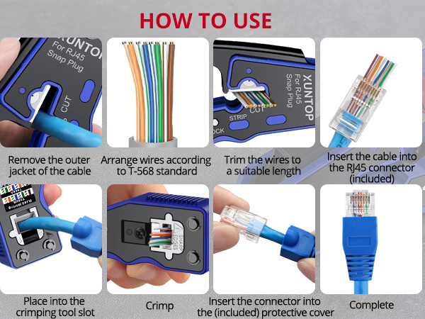 Ethernet Crimping Tool Kit