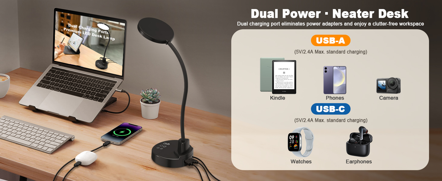 lamp with usb charge