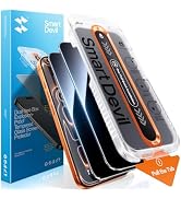 SMARTDEVIL 2 Pack Privacy Screen Protector for iPhone 17 Pro Max, Anti-Spy Tempered Glass, 9H Har...