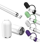 ELOLOHI for Apple Pencil 1st Generation Magnetic Cap Silicone Anti Lost Cap Holder for Apple Penc...