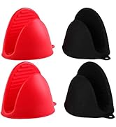 AORTDES Silicone Cooking Pinch Grips Oven Mitts - Finger Protector Pot Holder for Kitchen,Cooking...