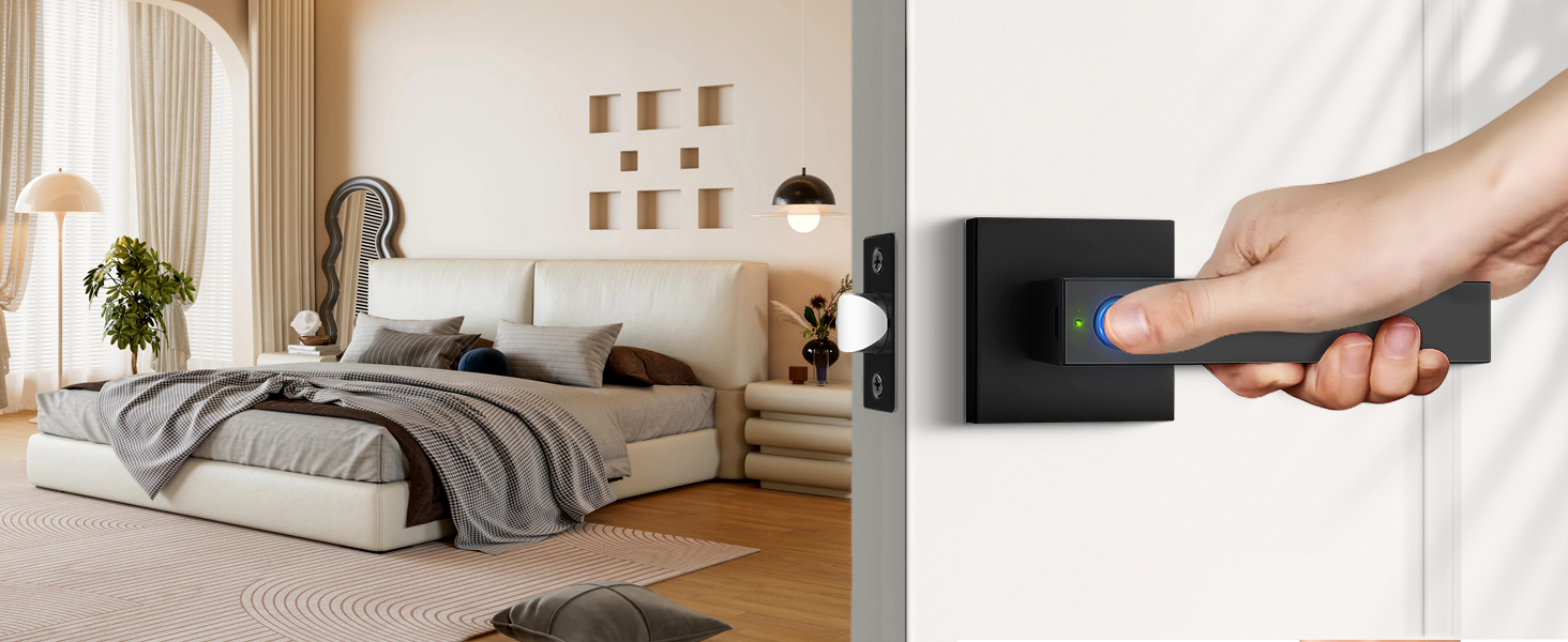 fingerprint door handle