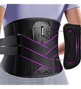 ZINUU Back Brace for Lower Back Pain Women Men, 8X Powerful Lumbar Support Belt with Bionic Suppo...