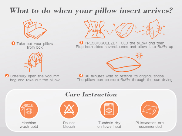 Goose feater down fiber pillow-4.3