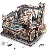 ROBOTIME Motorized Wooden Puzzles for Adults - 3D Puzzles for Adults LGC01 Marble Spaceport - Woo...