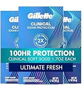 Gillette Clinical Antiperspirant and Deodorant for Men, 100HR Sweat &amp; Odor Protection, Long Lasti...