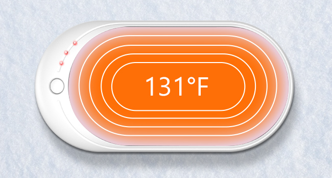 Rechargeable Hand Warmer, 5200mAh Electric Hand Heater