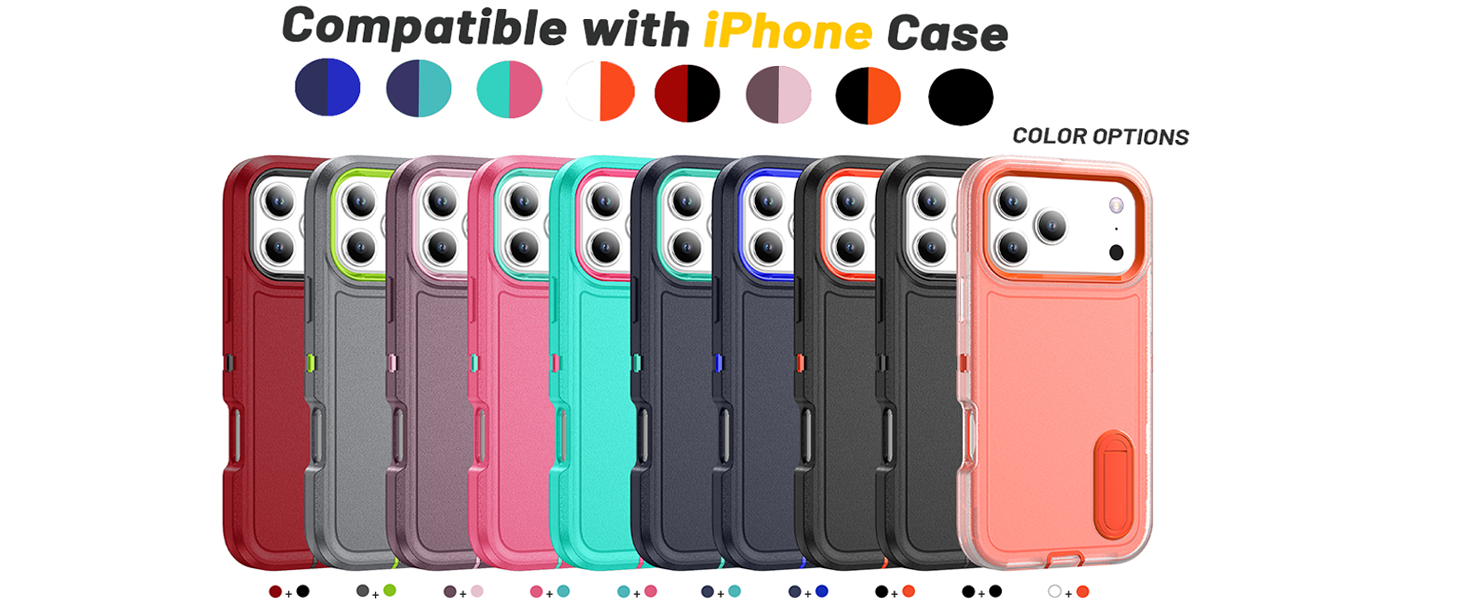 All Around ProtectionIDweel Shockproof Hybrid Case with Build-in Kickstand Heavy Duty Protection
