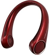 Morelax Neck Fan, USB Rechargeable Personal Fan,Hand Free Bladeless Portable Fans,4000 mAh, 3 Spe...