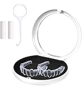 ACSKD Aligner Case with Mirror, Slim Retainer Case Travel-Friendly Dental Storage Box Compatible ...
