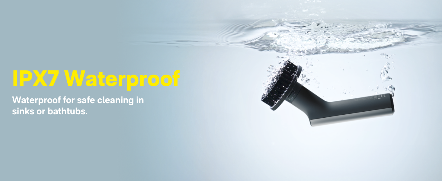 Waterproof Power Bathroom Scrubber