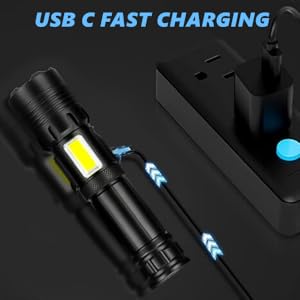 usb rechargeable flashlight