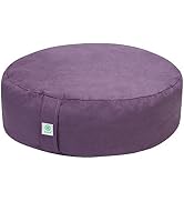 Gaiam Meditation Cushion Zafu Yoga Pillow (Sold Individually or with Zabuton Bundle)