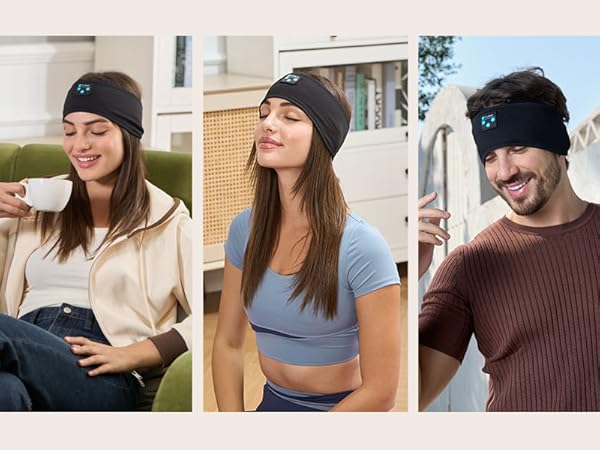 sleep headphones headband for sleeping headband headphones for side sleeper