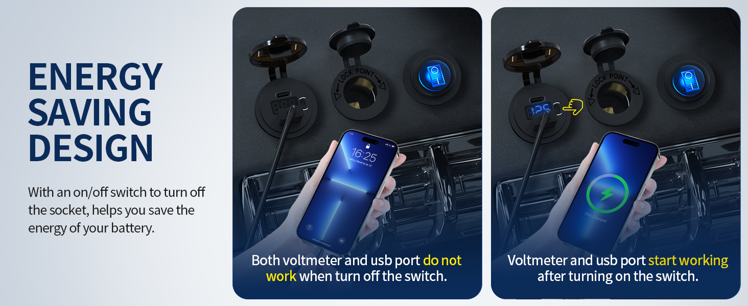 golf cart usb charging port waterproof usb port 12 volt usb 12 volt usb charging port usb socket