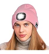 Keains Unisex Bluetooth Led Beanie with Light and Wireless Headphones, Unique Christmas Tech Gift...