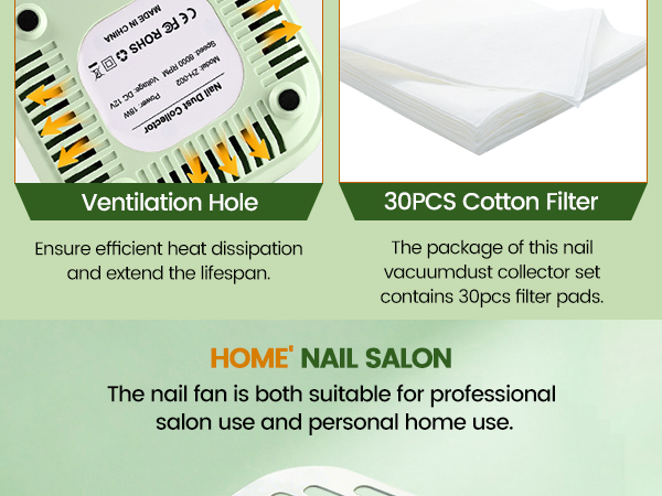Mini Nail Dust Collector