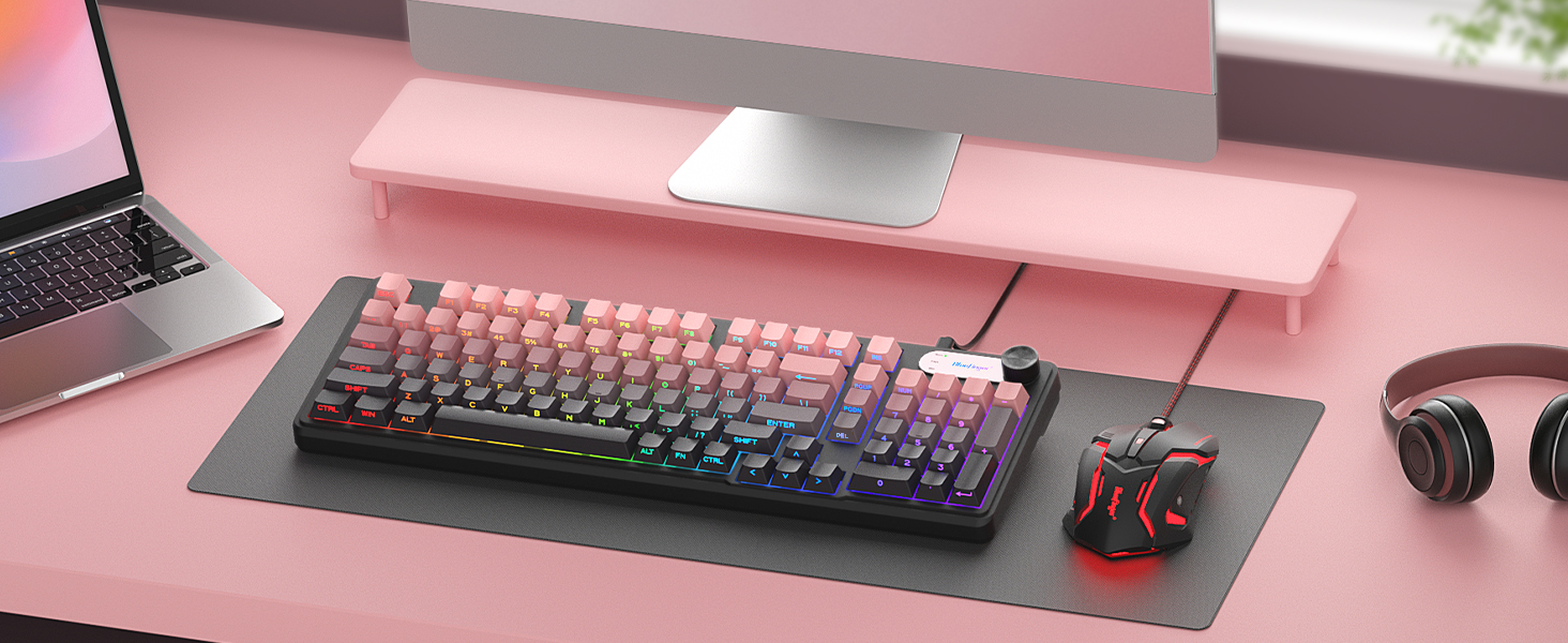 Wired keyboard Light up keyboard Gaming keyboard and mouse