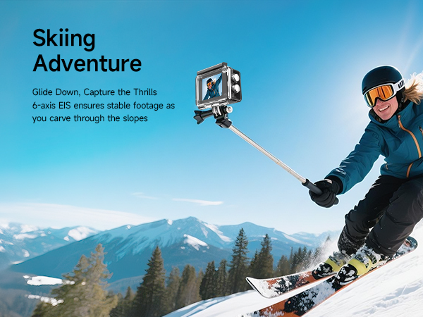 action camera with EIS