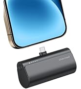 charmast Portable Charger USB C for iPhone 17/16/15, 5000mAh Fast Charging Power Bank with Built-...
