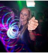 GloFX 6-LED Rave Toy Orbit: Light Rainbow Spinning Lightshow Orbital Toy Super Bright EDM Festivals