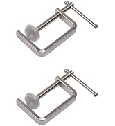 Faotup Heavy Duty G Clamp,2 Inch Stainless Steel Tiger Clamp,2-Pack for Woodworking and Hardware
