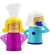 Abnaok Microwave Cleaner Angry Mom with Fridge Odor Absorber Cool Mom(2pcs)