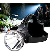 Trliradyn 20W Super Bright Headlamp 13500 mAh Rechargeable LED Headlight, SST40,3 Lighting Modes ...