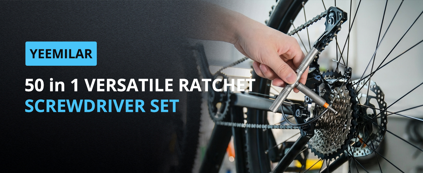 24 in 1 magnetic ratchet screwdriver set