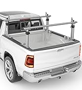 AA-Racks Model APX2501 75" Full-Size Pickup Truck Ladder Racks Low-Profile Height-Adjustable Util...