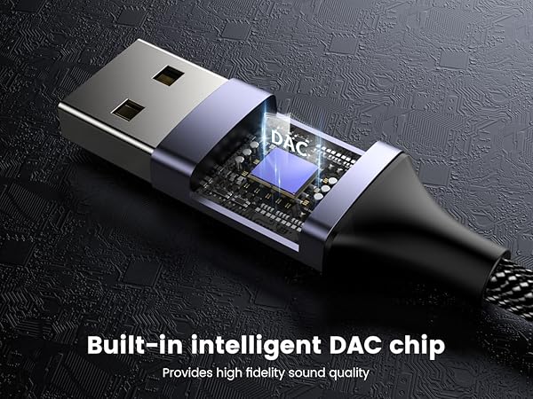 USB Male to 3.5mm TRS Cable