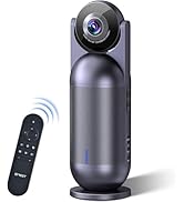 EMEET Meeting Capsule (Gen 2), 360° 4K Capture, 1080p AI Video Conference Camera, AI Voice/Face/F...