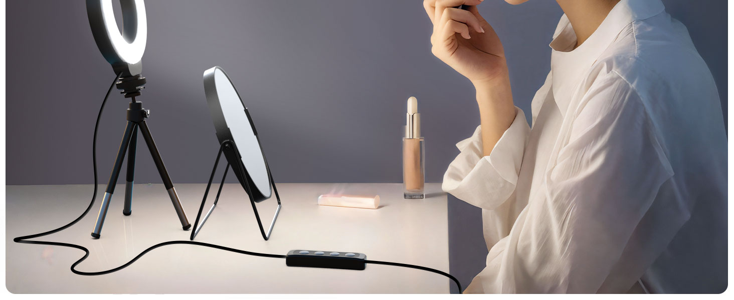 4 inch ring ligh and tripod