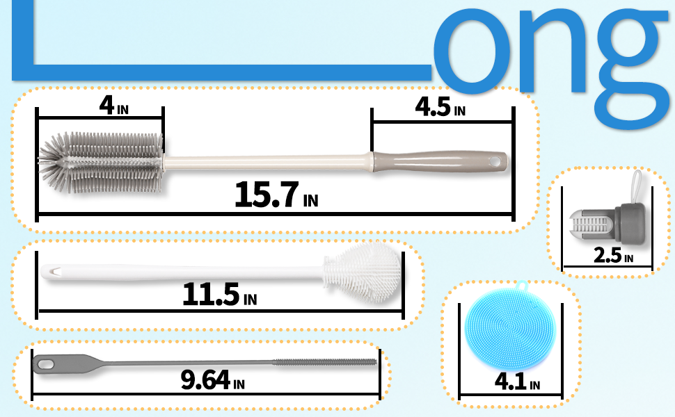 long handle bottle cleaner brush