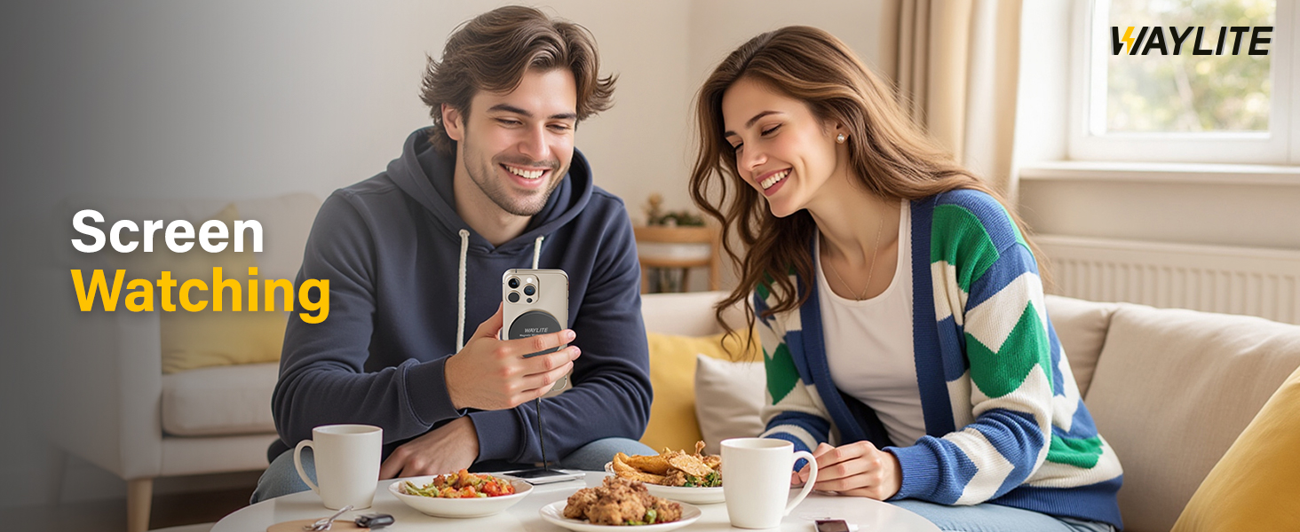 wireless charger for screen watching