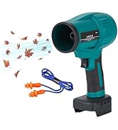 Cordless Leaf Blower Compatible with M@Kita 18V Battery - 35,000 RPM High Velocity Electric Air D...