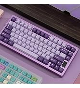 Chilkey ND75 Aluminum Keyboard 75% Percent Wireless Gaming Mechanical Keyboard with LCD Screen, Q...