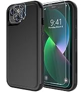 Diverbox for iPhone 13 Case [Shockproof] [Dropproof] [Tempered Glass Screen Protector + Camera Le...
