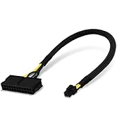 COMeap 24 Pin to 6 Pin ATX PSU Power Adapter Cable for Dell Motherboard with 6 Pin Port 13.3-inch...