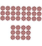 Angoily 36 Pcs Cast Iron Outdoor Faucet Handle Replacement for Spigot Hose Bib Gate Valve - Red R...