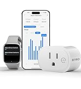 eKyro Smart Plug Energy Monitor | Compatible with Alexa, Google Home Assistant, iPhone, Siri, And...