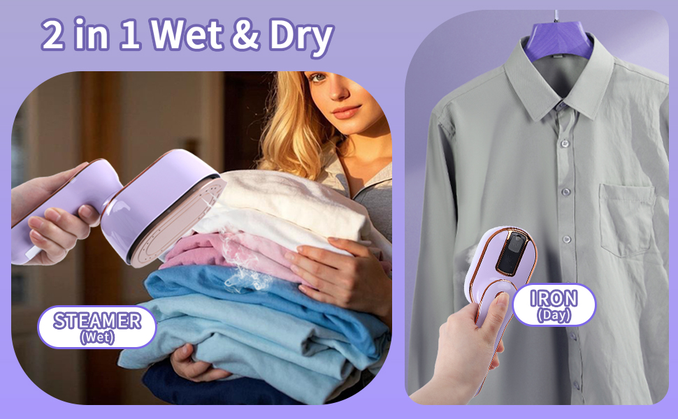2-in-1 Wet &amp;amp; Dry Ironing