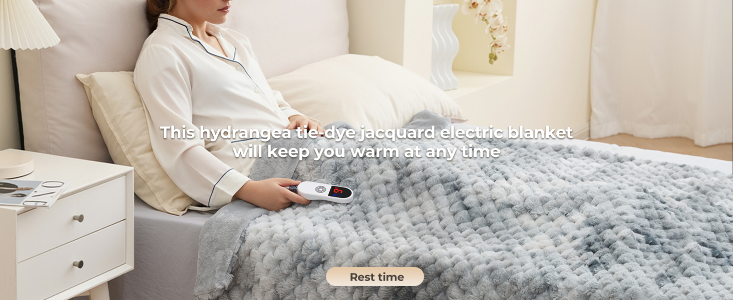 Heated Throw Blanket 50&amp;#34;x60&amp;#34;