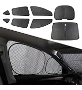 EVFITUS 8PCS Upgraded for Tesla Model Y Window Shade Covers Thicker 5-Layer Material Sun Darker W...