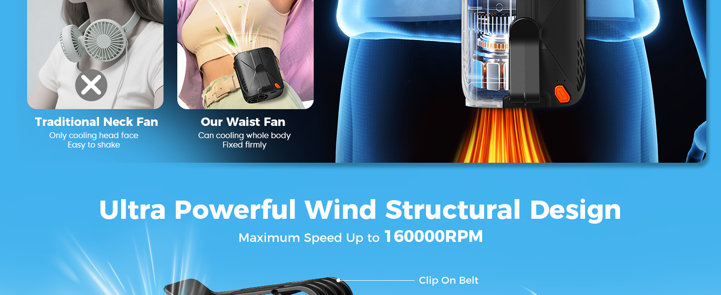 wearable fan