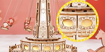 ROKR 3D wooden puzzles diy music box