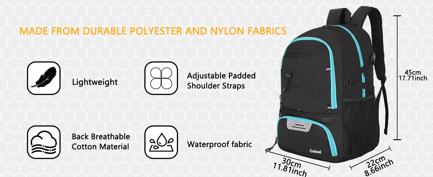 sports backpack with shoe compartment,basketball accessories,basketball gear