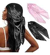 MaopaoBeauty 2PCS Head Scarf for Women's Hair 35" Square Head Scarf