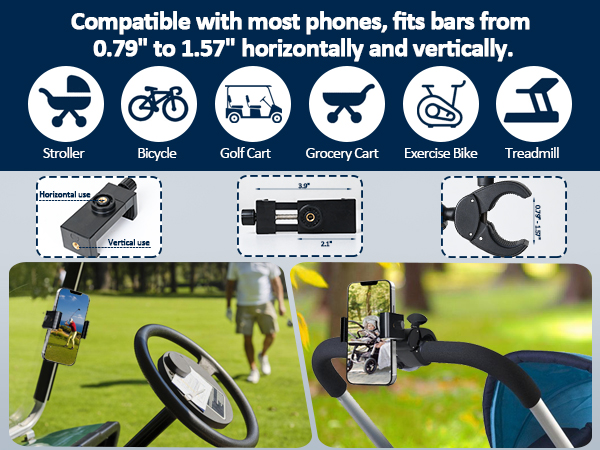 stroller phone holder mounts for baby