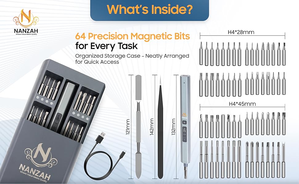 cordless screwdriver rechargeable tiny screwdriver set precision screwdriver 